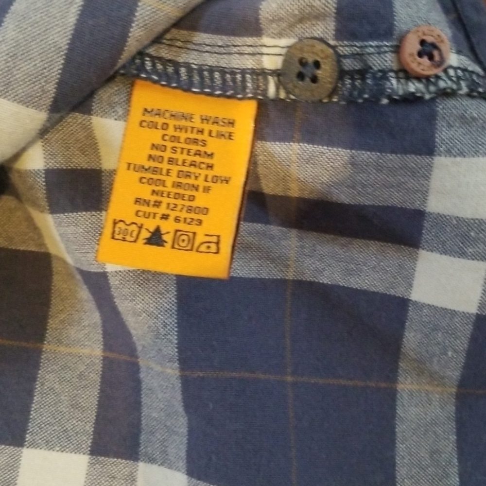 Tailor Vintage long sleeve plaid button down shirt - Picture 6 of 6